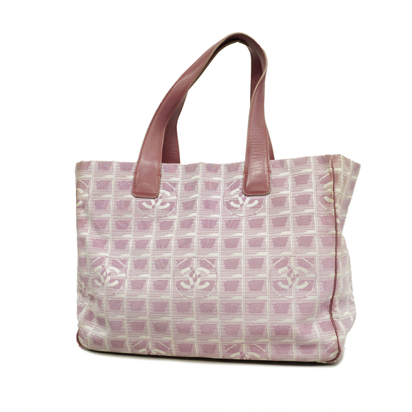CHANEL | Bags | Chanelauth New Travel Line Tote Bag Womens Nylon Canvas ...
